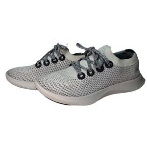 Allbirds Tree Dasher Women’s 9.5 Running Shoes White Grey Lightweight Sneaker